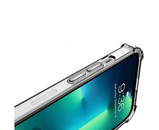 TPU чехол GETMAN Ease logo усиленные углы для Apple iPhone 17 (6.3") Бесцветный (прозрачный)