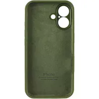 Чохол Silicone Case Full Camera Protective (AA) для Apple iPhone 17 (6.3") Зелений / Dark Olive