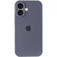 Чехол Silicone Case Full Camera Protective (AA) для Apple iPhone 17 (6.3") Серый / Lavender Gray