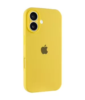 Чехол Silicone Case Full Camera Protective (AA) для Apple iPhone 17 (6.3") Желтый / Yellow