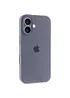 Чехол Silicone Case Full Camera Protective (AA) для Apple iPhone 17 (6.3") Серый / Lavender Gray