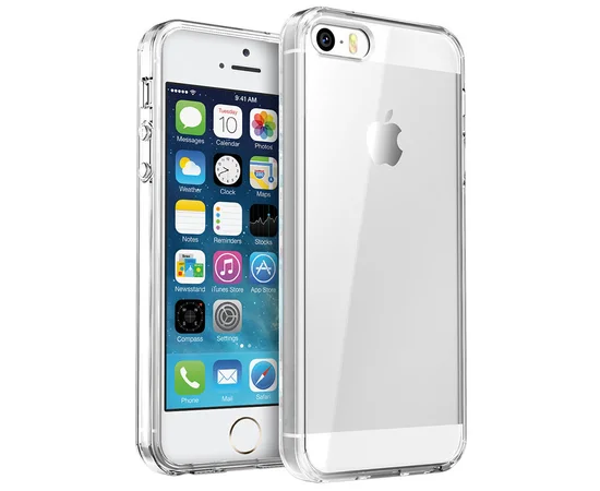 TPU чехол Epic Transparent 1,5mm для Apple iPhone 5/5S/SE Бесцветный (прозрачный)