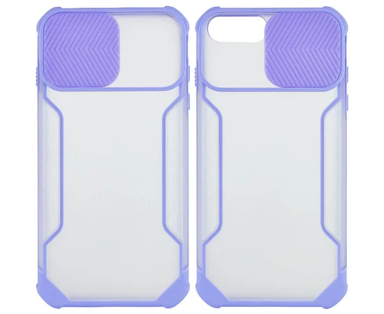 Чехол Camshield matte Ease TPU со шторкой для Apple iPhone 6/6s plus / 7 plus / 8 plus (5.5") Сиреневый
