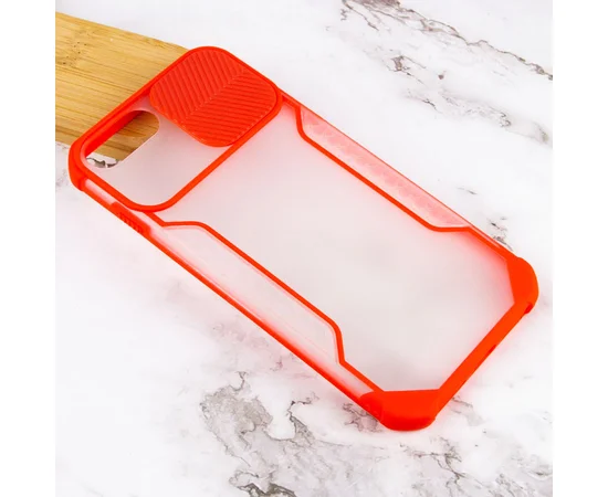 Чехол Camshield matte Ease TPU со шторкой для Apple iPhone 6/6s plus / 7 plus / 8 plus (5.5") Красный