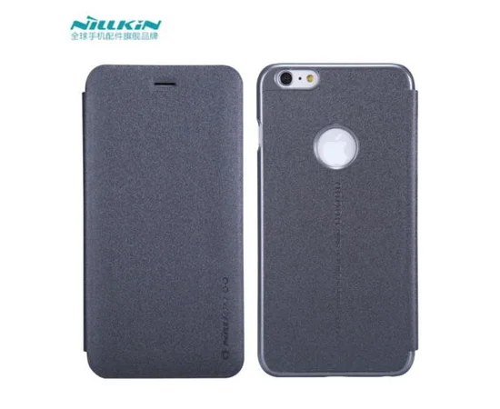 Кожаный чехол (книжка) Nillkin Sparkle Series для Apple iPhone 6/6s plus (5.5") Черный