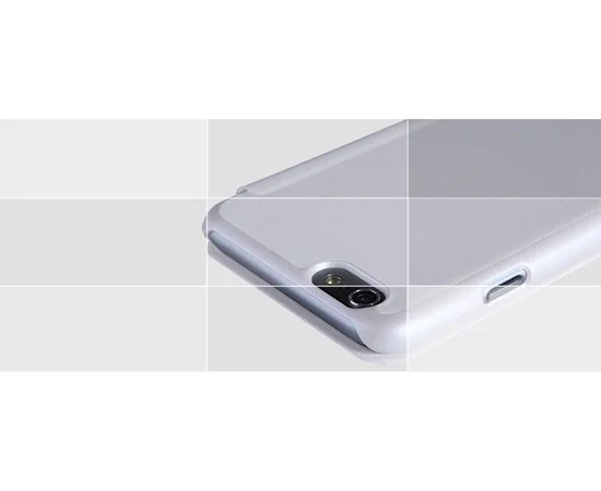 Кожаный чехол (книжка) Nillkin Rain Series для Apple iPhone 6/6s plus (5.5") (+ пленка) Белый