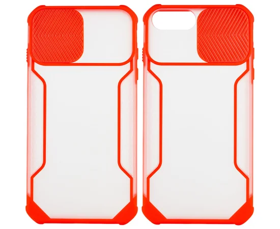 Чехол Camshield matte Ease TPU со шторкой для Apple iPhone 6/6s plus / 7 plus / 8 plus (5.5") Красный