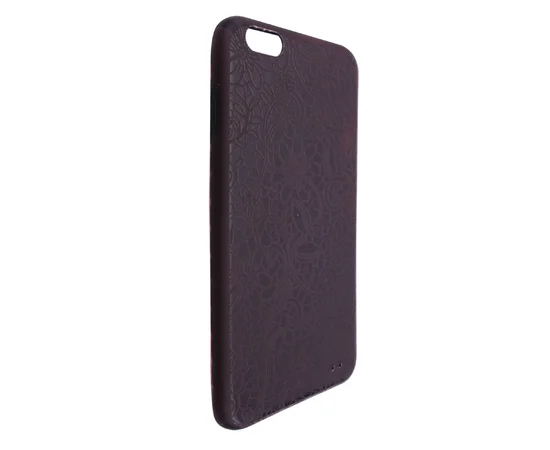 TPU чехол Secret Case Series для Apple iPhone 6/6s plus (5.5") Цветы / Черный