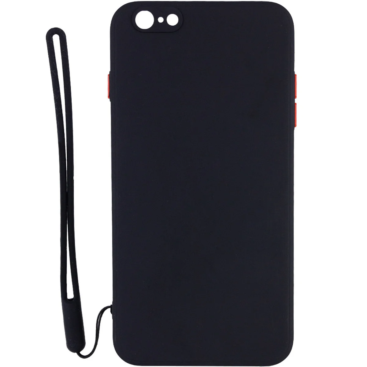 Чехол TPU Square Full Camera для Apple iPhone 6/6s plus (5.5") Черный