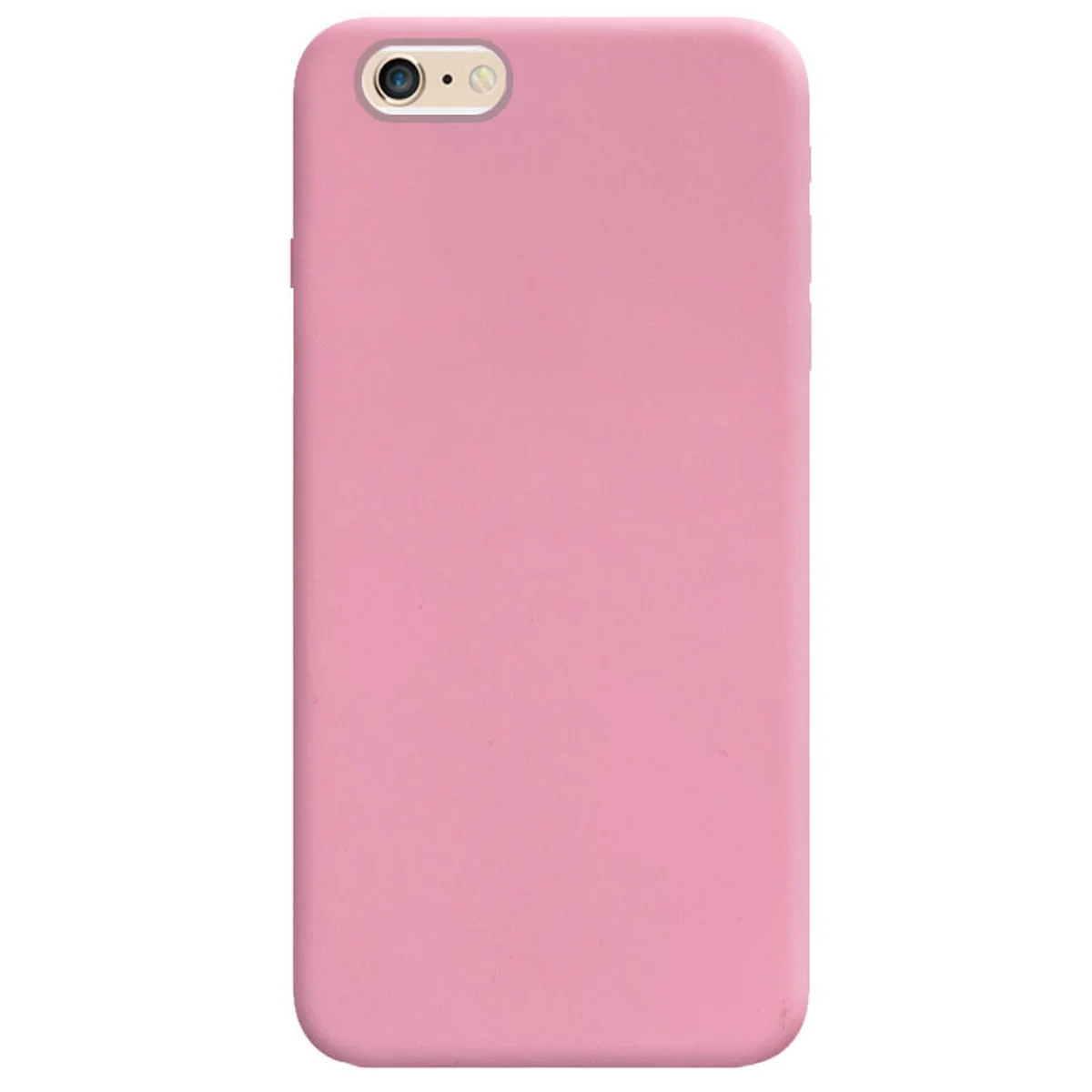 Силиконовый чехол Candy для Apple iPhone 6/6s plus (5.5") Розовый