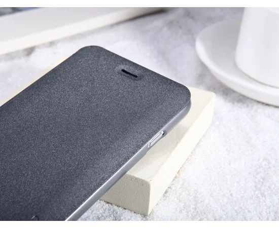 Кожаный чехол (книжка) Nillkin Sparkle Series для Apple iPhone 6/6s plus (5.5") Черный