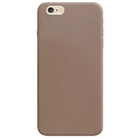 Силиконовый чехол Candy для Apple iPhone 6/6s plus (5.5") Коричневый