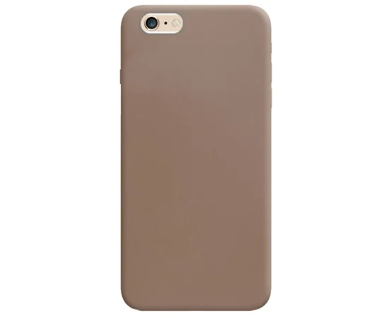 Силиконовый чехол Candy для Apple iPhone 6/6s plus (5.5") Коричневый