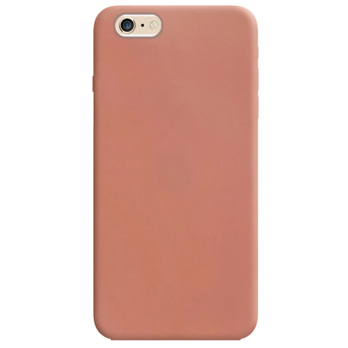 Силиконовый чехол Candy для Apple iPhone 6/6s plus (5.5") Rose Gold