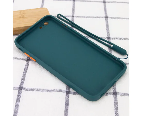 Чехол TPU Square Full Camera для Apple iPhone 6/6s plus (5.5") Зеленый