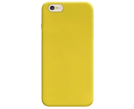Силиконовый чехол Candy для Apple iPhone 6/6s plus (5.5") Желтый