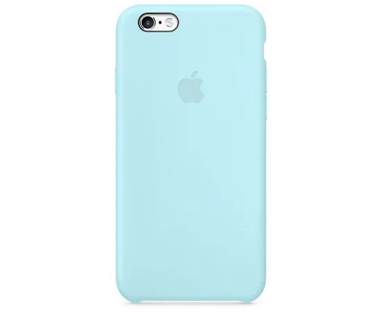 Чехол Silicone case (AAA) для Apple iPhone 6/6s plus (5.5") Голубой / Sky Blue
