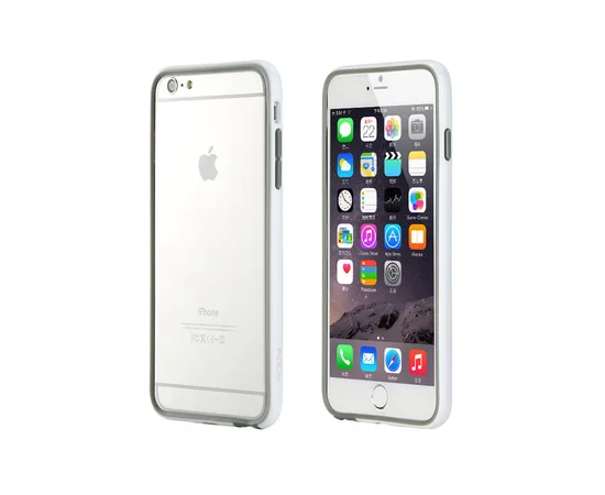 Бампер ROCK Duplex Slim Guard для Apple iPhone 6/6s plus (5.5") Белый / White