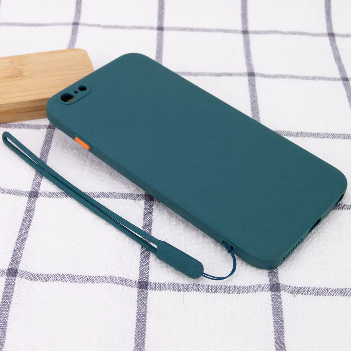 Чехол TPU Square Full Camera для Apple iPhone 6/6s plus (5.5") Зеленый