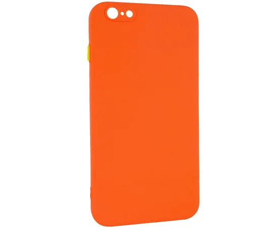 Чехол TPU Square Full Camera для Apple iPhone 6/6s plus (5.5") Оранжевый