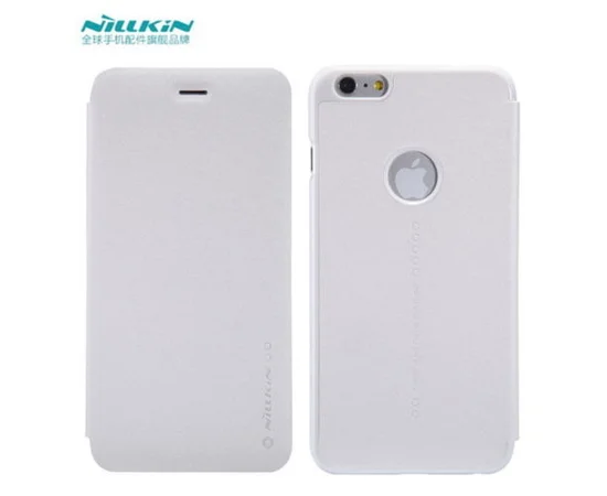 Кожаный чехол (книжка) Nillkin Sparkle Series для Apple iPhone 6/6s plus (5.5") Белый