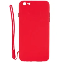 Чехол TPU Square Full Camera для Apple iPhone 6/6s plus (5.5") Красный