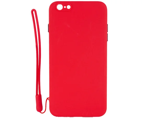 Чехол TPU Square Full Camera для Apple iPhone 6/6s plus (5.5") Красный