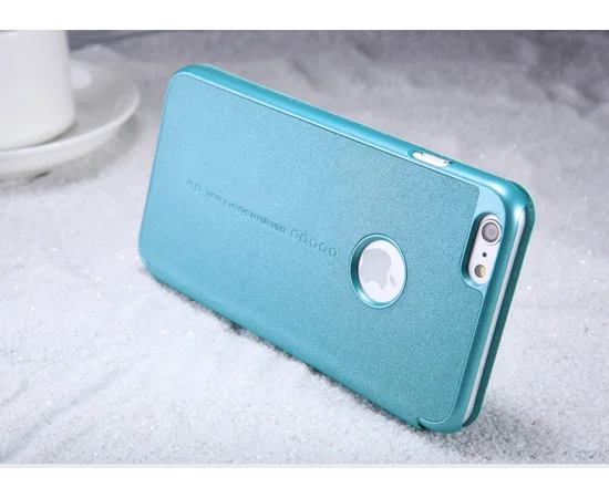 Кожаный чехол (книжка) Nillkin Sparkle Series для Apple iPhone 6/6s plus (5.5") Бирюзовый