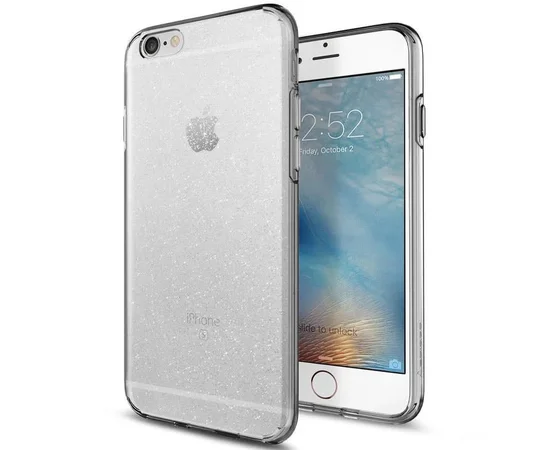 TPU чехол Molan Cano Jelly Sparkle для Apple iPhone 6/6s plus (5.5") Прозрачный