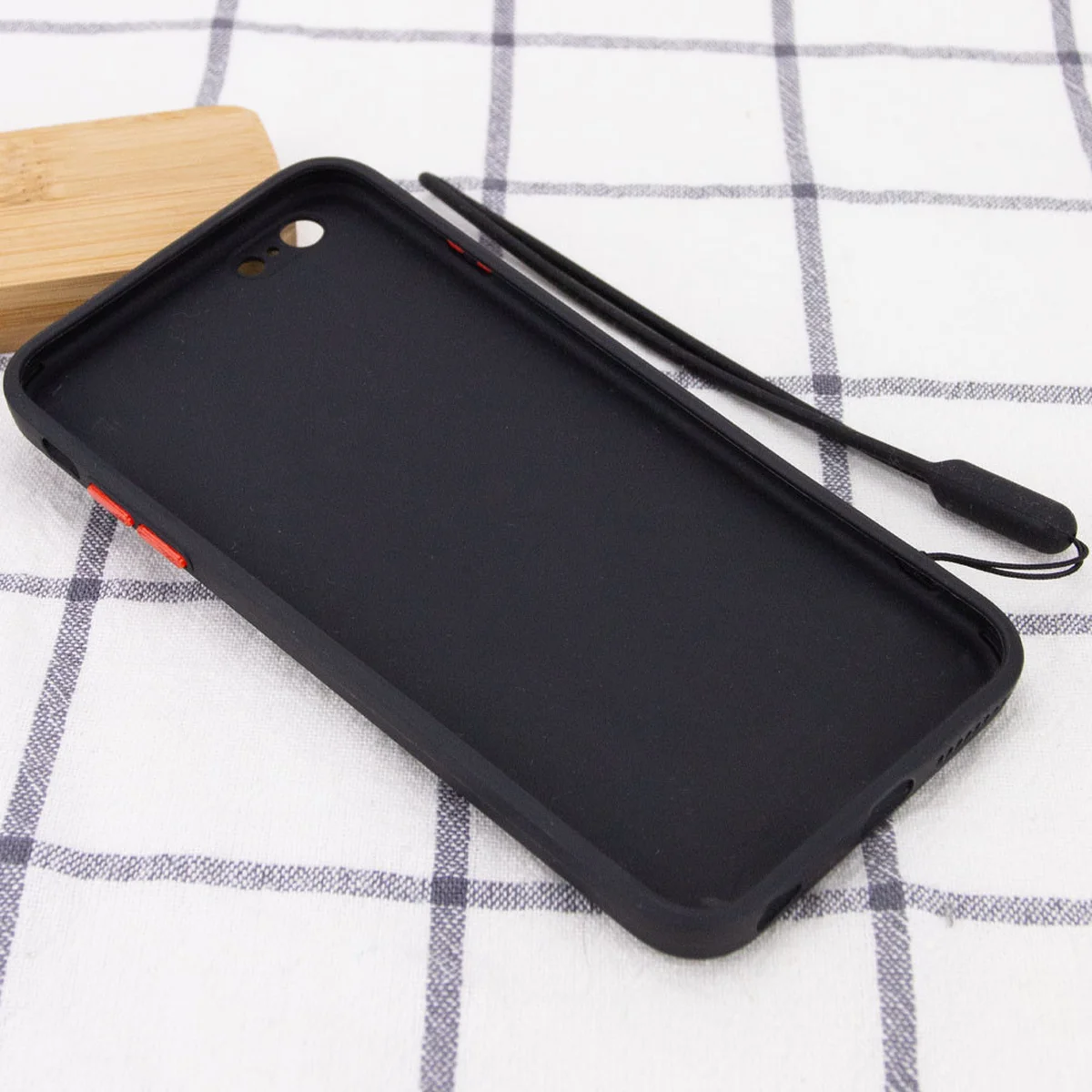 Чехол TPU Square Full Camera для Apple iPhone 6/6s plus (5.5") Черный