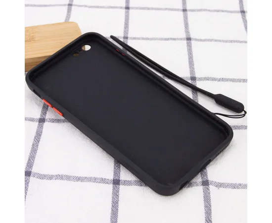 Чехол TPU Square Full Camera для Apple iPhone 6/6s plus (5.5") Черный