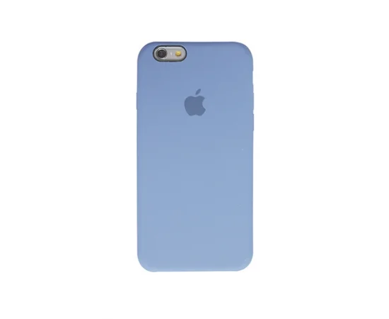 Чехол Silicone case (AAA) для Apple iPhone 6/6s plus (5.5") Голубой / Blue