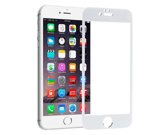 Гибкое ультратонкое стекло Caisles для Apple iPhone 6/6s plus (5.5") Белое