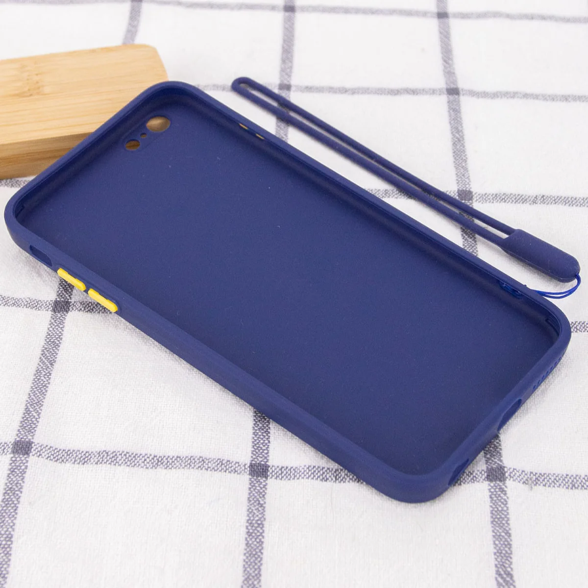 Чехол TPU Square Full Camera для Apple iPhone 6/6s plus (5.5") Синий