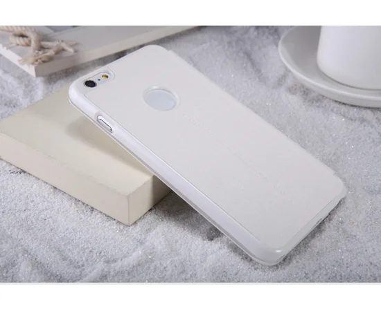 Кожаный чехол (книжка) Nillkin Sparkle Series для Apple iPhone 6/6s plus (5.5") Белый