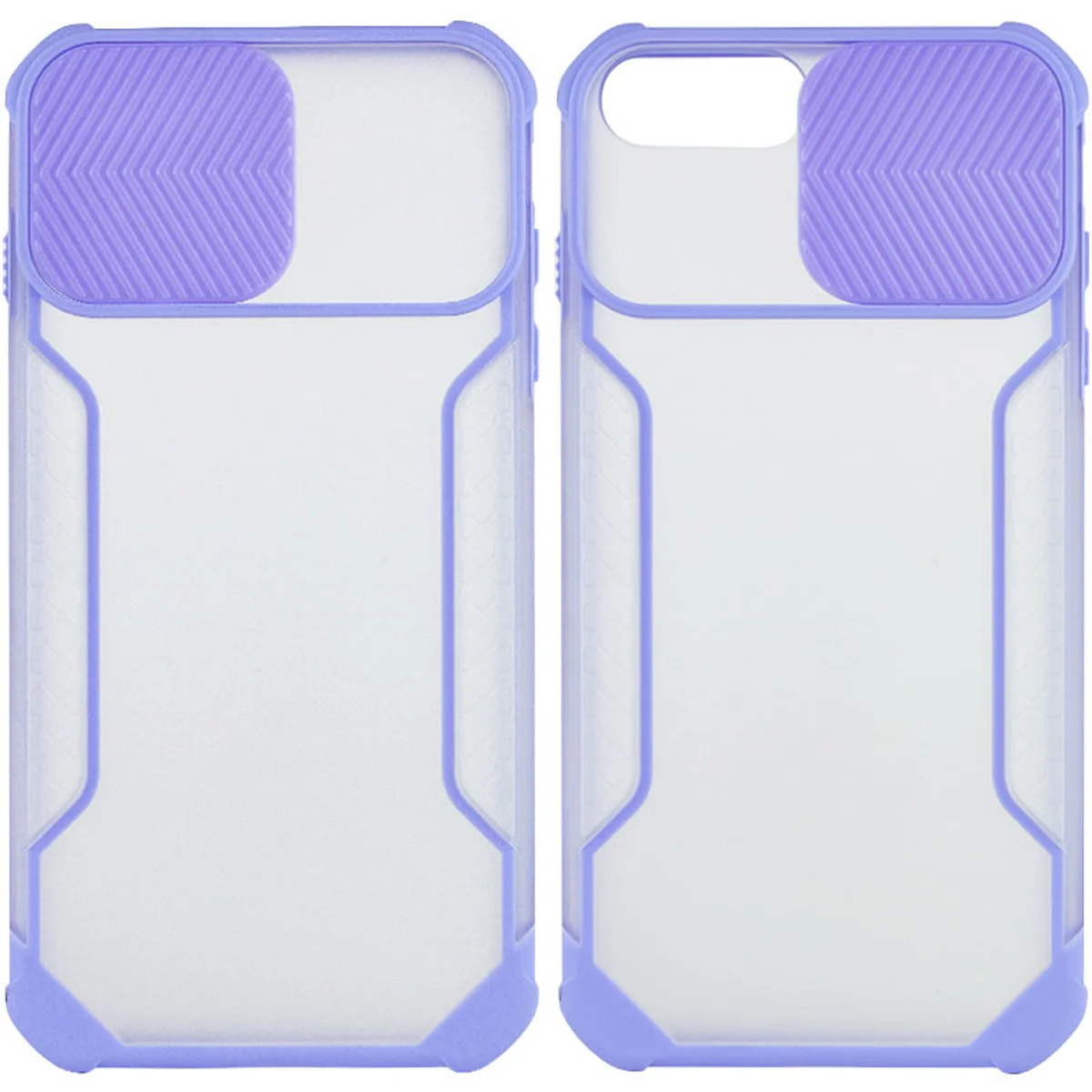 Чохол Camshield matte Ease TPU зі шторкою для Apple iPhone 6/6s plus / 7 plus / 8 plus (5.5") Бузковий