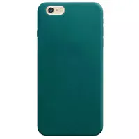 Силіконовий чохол Candy для Apple iPhone 6 / 6s plus (5.5 ") Зелений / Forest green