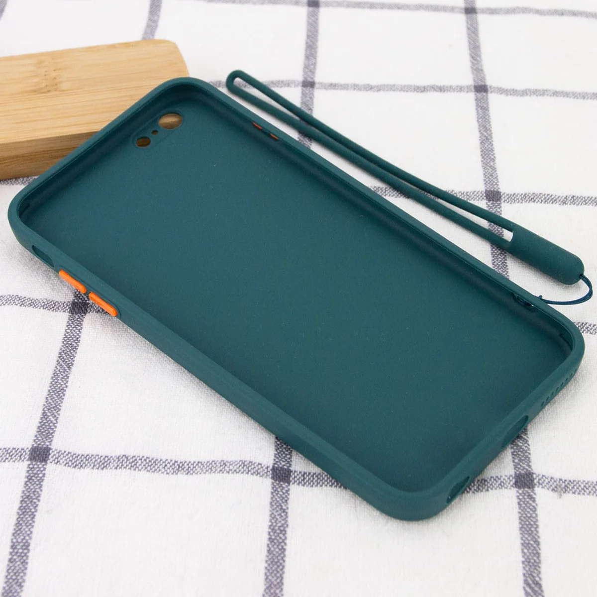 Чохол TPU Square Full Camera для Apple iPhone 6 / 6s plus (5.5 ") Зелений