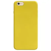Силіконовий чохол Candy для Apple iPhone 6 / 6s plus (5.5 ") Жовтий