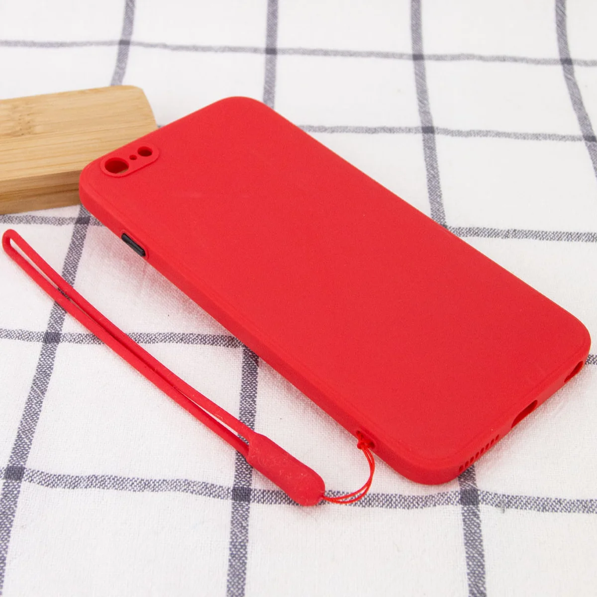 Чехол TPU Square Full Camera для Apple iPhone 6/6s plus (5.5") Красный