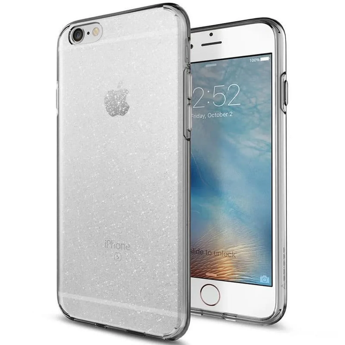 TPU чехол Molan Cano Jelly Sparkle для Apple iPhone 6/6s plus (5.5") Прозрачный