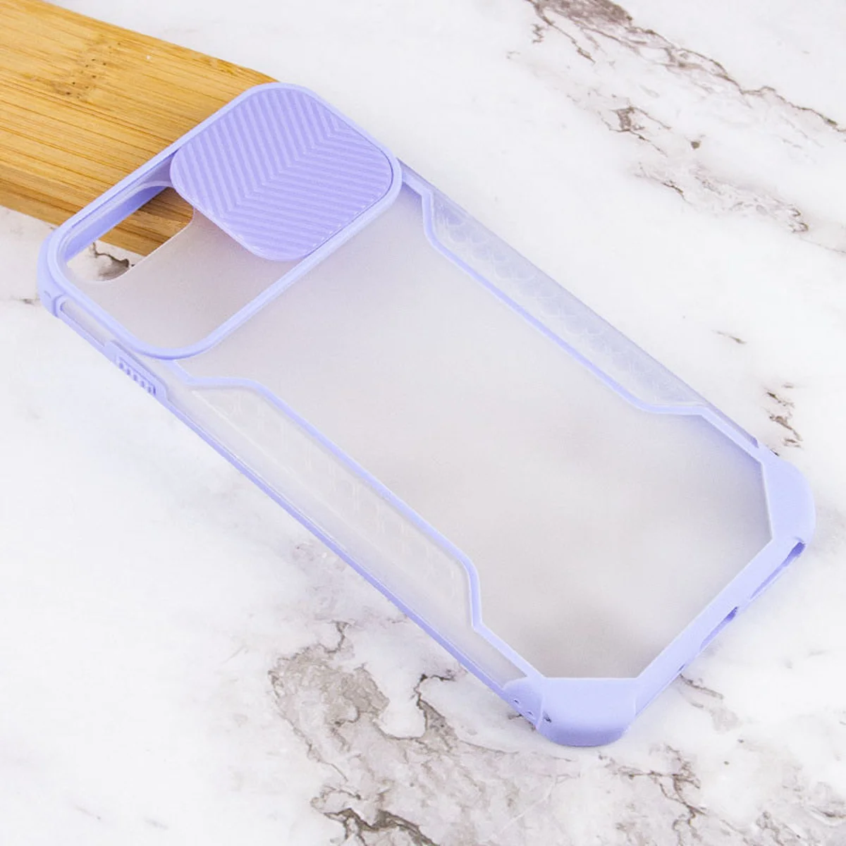 Чохол Camshield matte Ease TPU зі шторкою для Apple iPhone 6/6s plus / 7 plus / 8 plus (5.5") Бузковий