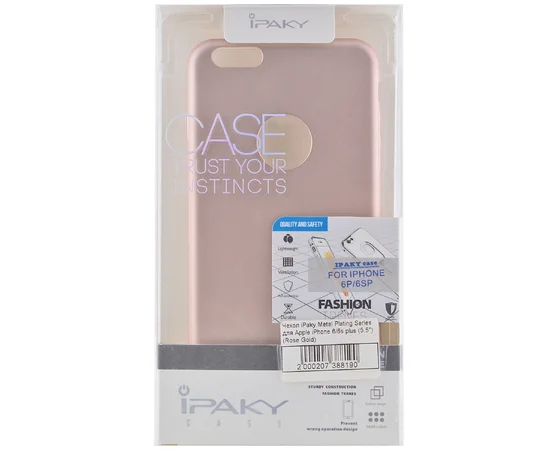 Чехол iPaky Metal Plating Series для Apple iPhone 6/6s plus (5.5") Rose Gold