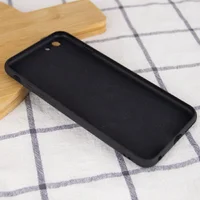 TPU+Glass чехол GLOSSY Logo Full camera (opp) для Apple iPhone 6/6s plus (5.5") Черный