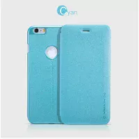 Кожаный чехол (книжка) Nillkin Sparkle Series для Apple iPhone 6/6s plus (5.5") Бирюзовый