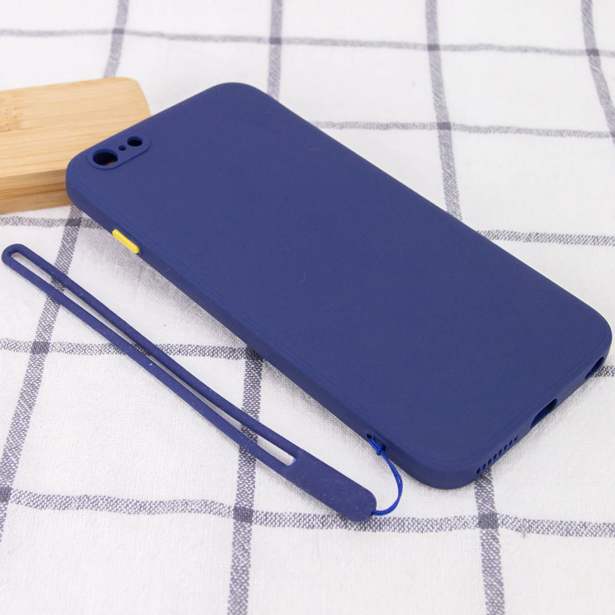 Чехол TPU Square Full Camera для Apple iPhone 6/6s plus (5.5") Синий