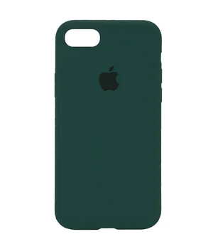 Чехол Silicone Case Full Protective (AA) для Apple iPhone 6/6s (4.7") Зеленый / Forest green