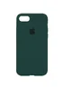 Чехол Silicone Case Full Protective (AA) для Apple iPhone 6/6s (4.7") Зеленый / Forest green