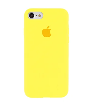 Чехол Silicone Case Full Protective (AA) для Apple iPhone 6/6s (4.7") Желтый / Yellow