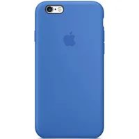 Чехол Silicone Case Full Protective (AA) для Apple iPhone 6/6s (4.7") Синий / Capri Blue